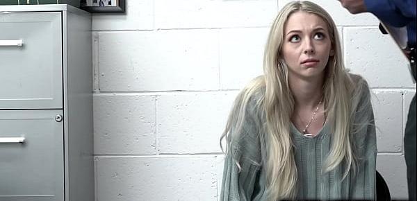  Blonde Lily Larimar gets busted shoplifting and gets banged